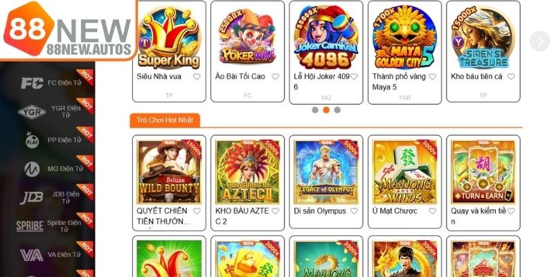 Sơ lược về sảnh nổ hũ 88NEW