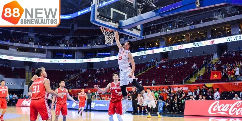 Bóng rổ tại sảnh thể thao 88NEW đẳng cấp